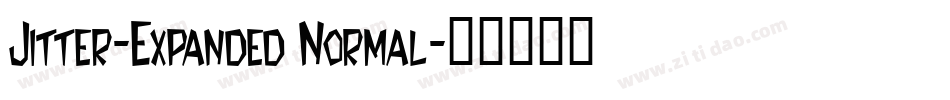 Jitter-Expanded Normal字体转换